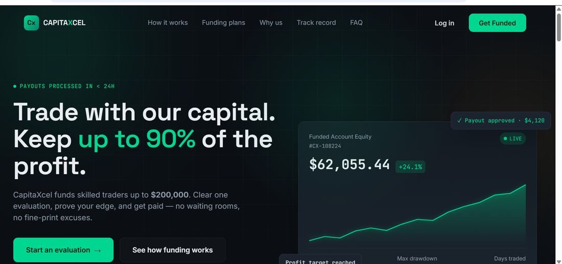 CapitaXcel website screenshot
